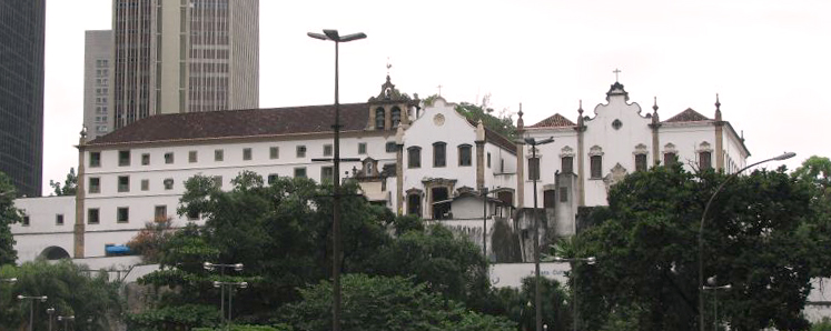 Vista do Convento de Santo Antônio no Rio de Janeiro