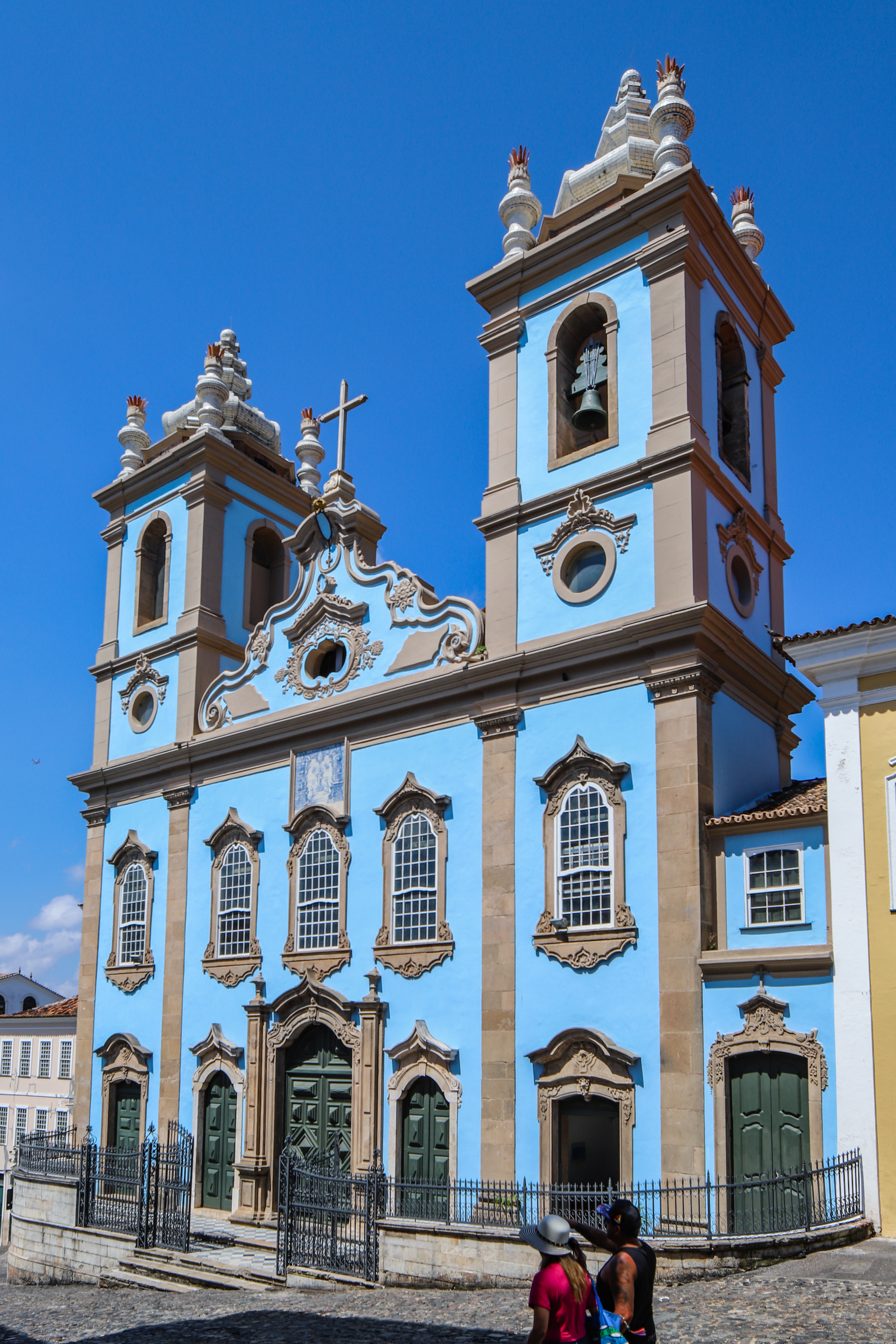 Fachada da Igreja de Nossa Senhora do Rosário dos Pretos em Salvador